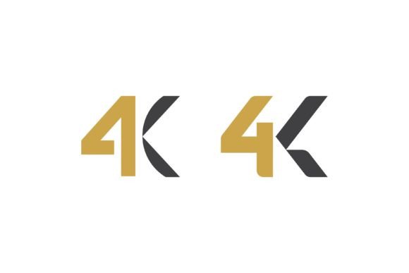 4K Letter Logo Design: Crafting a Bold Brand Identity