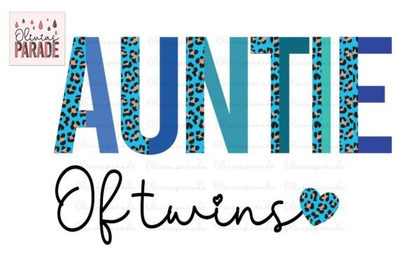Auntie of Twins Leopard Print Boys PNG: A Creative Asset