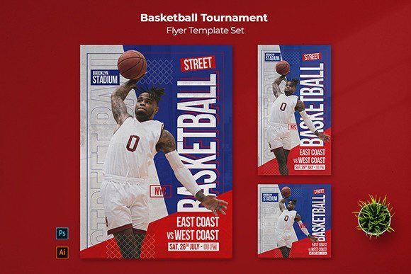 Basketball Flyer Template Set: Your Game Day Design Solution