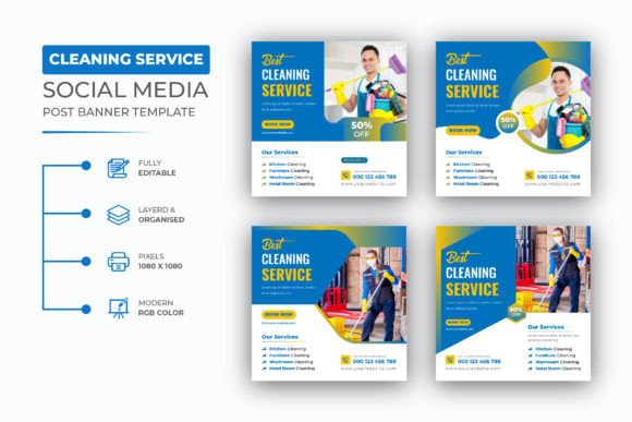 Cleaning Service Social Media Post: Elevate Your Brand