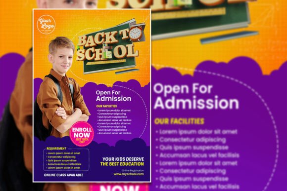 Creative Back to School Flyer: Design Your Perfect Poster