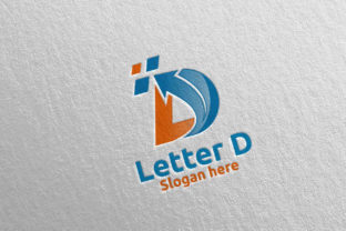 Digital Letter D Logo Design 1: A Modern Branding Asset
