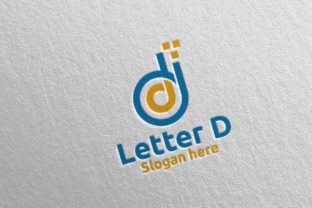 Digital Letter D Logo Design 14: A Versatile Asset