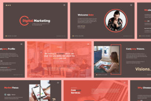 Digital Marketing Google Slides: A Modern Template for Professionals
