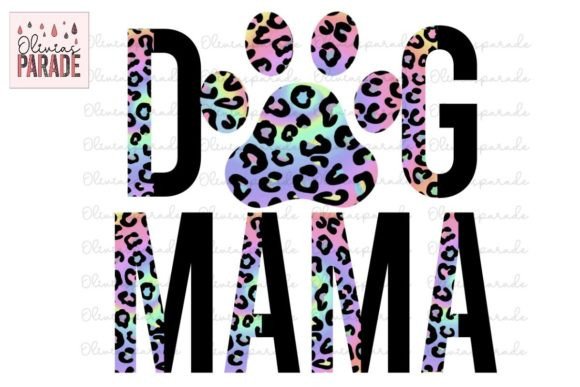 Dog Mama Half Leopard Tie Dye Png: A Stylish Design Asset