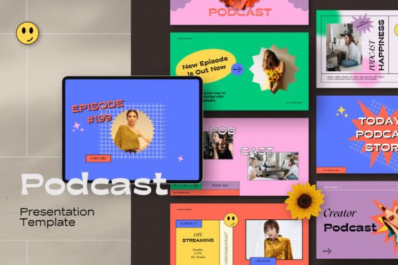 Elevate Your Next Presentation with a Modern Podcast Template
