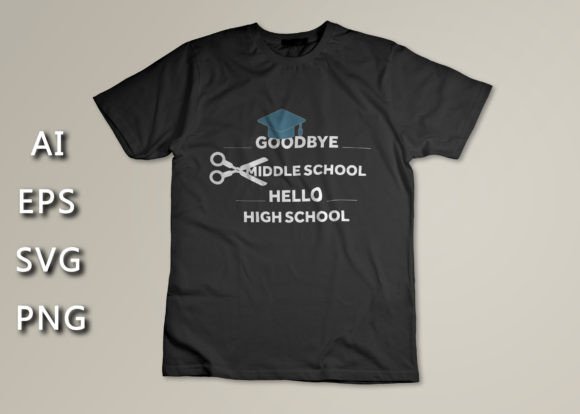 Goodbye Middle School Hello High School: Creative Font Design
