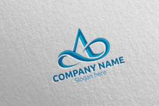 Letter a Logo Design 75: A Modern Vector Template for Financial & Digital Brands