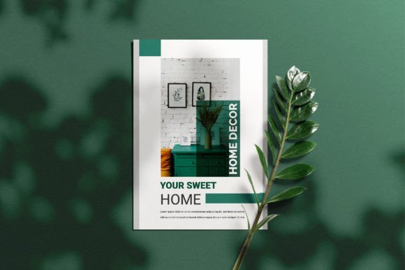 Minimalist Flyer Design in Green: A Fresh Template for Modern Projects