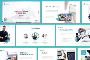 Modern CMS Website Proposal Presentation Template