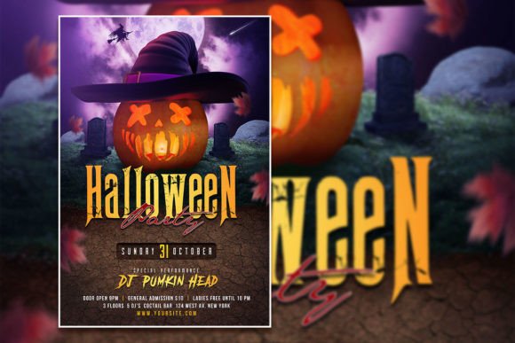 Modern Halloween Party Flyer: A Template for Your Celebration