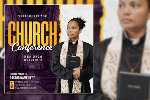 Praise & Worship Social Media Post Template